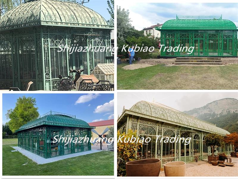 Hot Dipped Galvanized Wrought Iron Orangerie