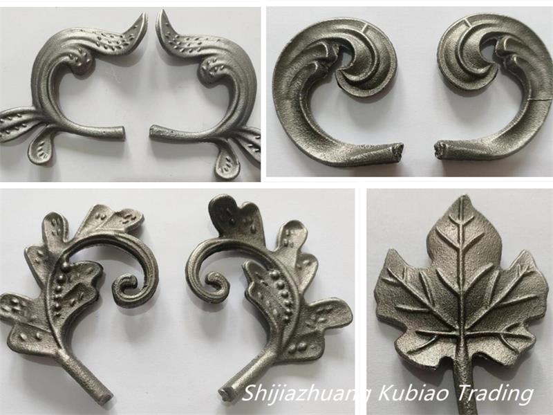 Ornamental Cast Steel Leaves for Custom Metalwork