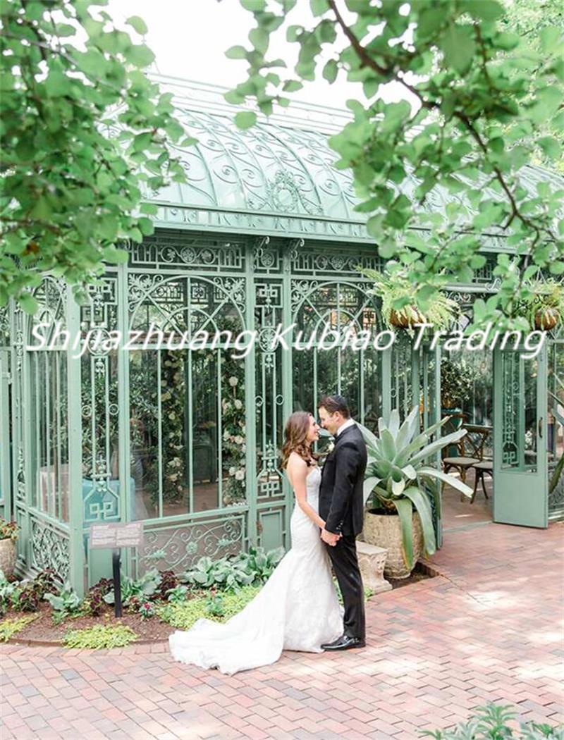 Garden Greenhouse Wrought Iron Pavilion For Wedding