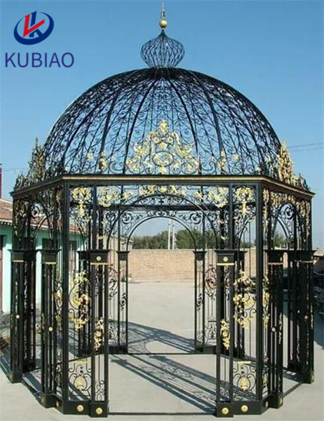 wrought iron dome gazebo