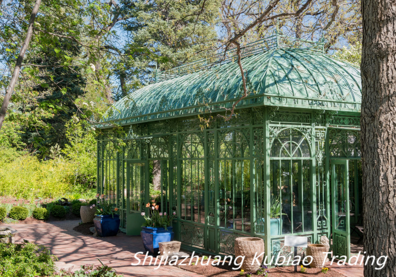 victorian wrought iron gazebo